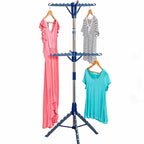 Honey-Can-Do 2-Tier Tripod Clothes Drying Rack, 73", Chrome Steel