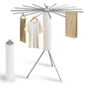 LIENAHU Clothes Drying Rack Tripod,Drying Rack Clothing,Laundry Drying Rack,Floor Standing,16 Wooden Poles,Collapsible Drying Racks for Laundry,Retractable,Foldable,Folding