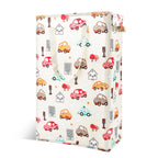 Odonata Slim Laundry Hamper Handles Collapsible Laundry Basket Thin Dirty Clothes Basket Narrow Laundry Bag Foldable Dirty Hamper 45L (Beige)