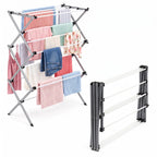 Honey-Can-Do Oversized Collapsible Clothes Drying Rack, 35", 50 lb, Grey