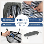 Small Ironing Board Foldable 32"x12" Black
