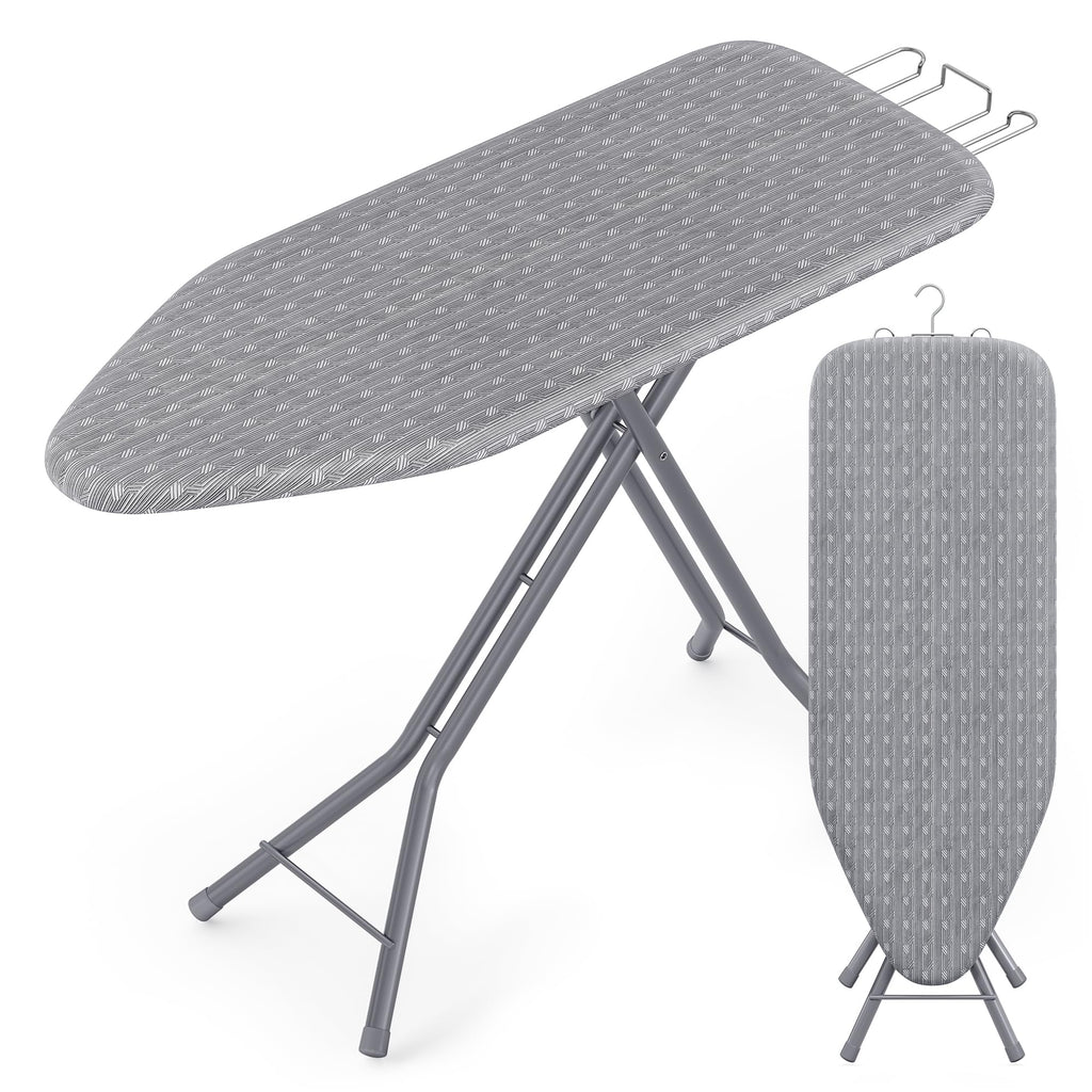 SONGMICS Ironing Board, Foldable, with Stable Iron Rest, 43 x 13 Inches