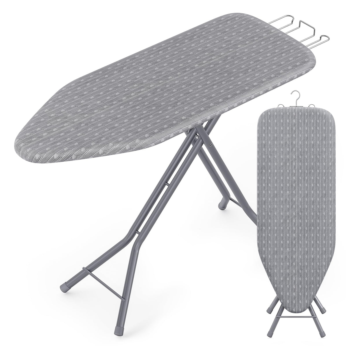 SONGMICS Ironing Board, Foldable, with Iron Rest, 43 x 13 Inches