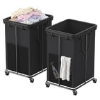 Laundry Hamper with Wheels, 150L Rolling Laundry Basket with Bag & Handles