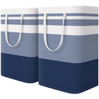 HomeHacks 2 Pack Large Laundry Baskets, Laundry Hampers Bags (Grey 75Lx2)