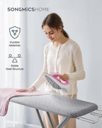 SONGMICS Ironing Board, Foldable, with Iron Rest, 43 x 13 Inches