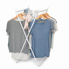 Honey-Can-Do Collapsible Clothes Drying Rack – Sturdy Metal X-Frame, Space-Saving Towel & Laundry Rack for Indoor/Outdoor Use, Foldable Design for Laundry Organization