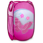 Handy Laundry Mesh Pop Up Laundry Hamper Foldable Basket 2-Pack