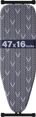 veiox Ironing Board Full Size,Extra-Wide Ironing Area 47''x16'' Durable