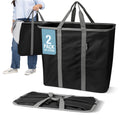Collapsible Laundry Caddy - Denim/Shadow Gray(2PK)