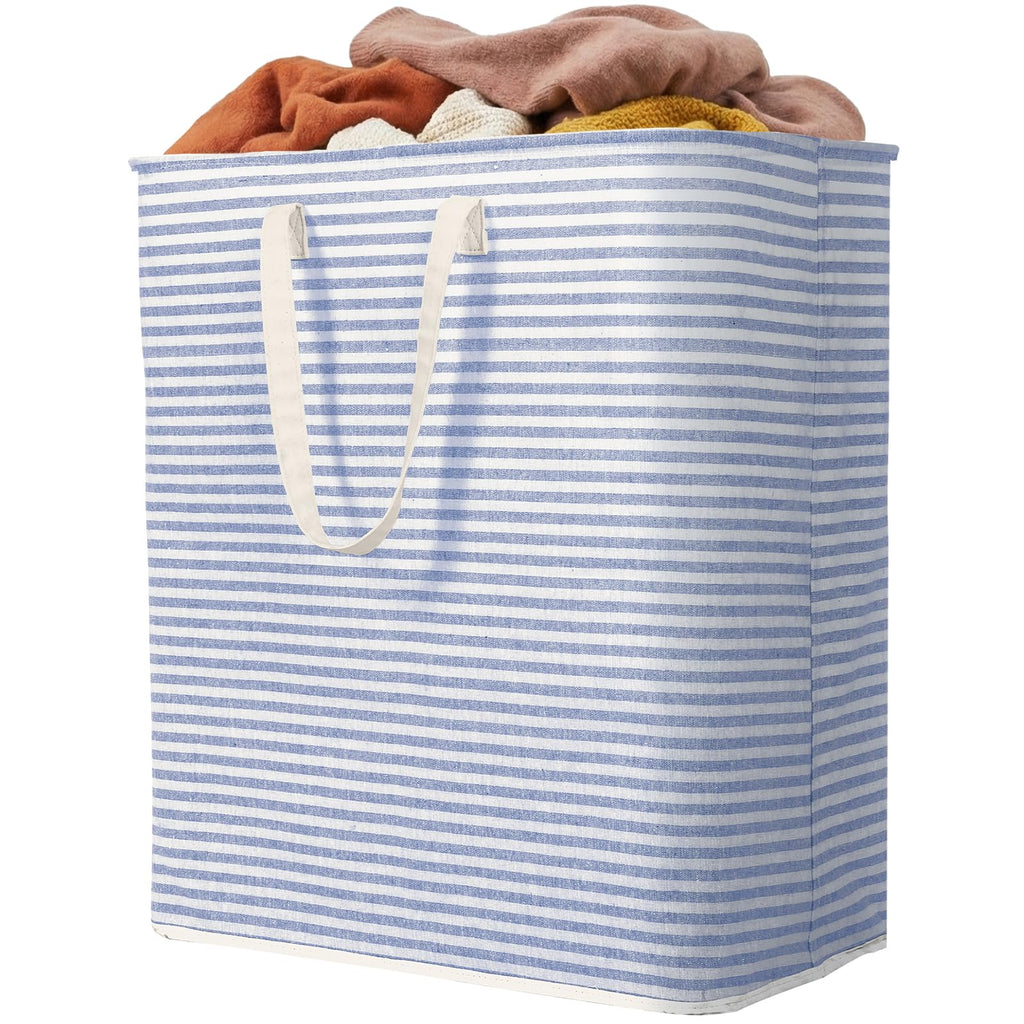 Lifewit 80L Large Laundry Baskets, Laundry Hampers Bags, 2 Pack, Beige