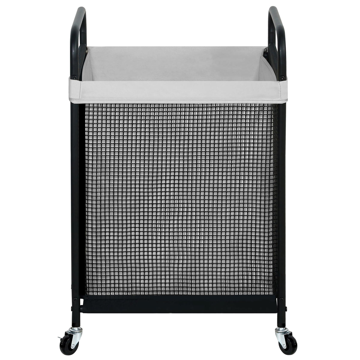 STO STO Laundry Hamper 3 Section, 120L Rolling Laundry Sorter Cart with Removable and Washable Liner Bag, Clothes Hamper with Wheels and Metal Handle for Laundry Room and Bedroom