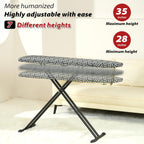 caius Ironing Board 43''x13'', 7 Adjustable Heights, Stable, Saves Space