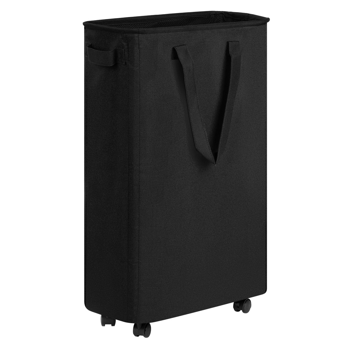 efluky Slim Laundry Hamper with Wheels, Rolling Laundry Basket for Clothes, Small Laundry Basket for Bedroom, Dorm and Laundry Room, 60L (12.7 Gallons) Beige