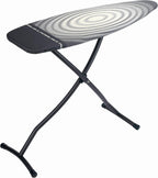 Brabantia Premium Ironing Board with Heat Resistant Parking Zone | X-Large (Size D) | Fairtrade Titan Oval | Tall & Wide, Adjustable Height (31-40"), Easy Fold, Anti-Collapse Lock, Non-Slip Feet