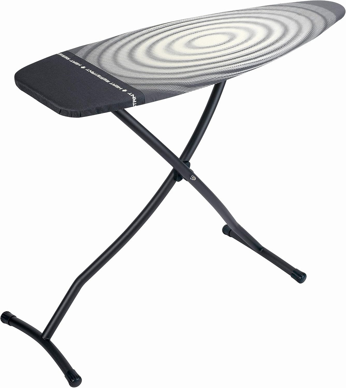Brabantia Premium Ironing Board with Heat Resistant Parking Zone | X-Large (Size D) | Fairtrade Titan Oval | Tall & Wide, Adjustable Height (31-40"), Easy Fold, Anti-Collapse Lock, Non-Slip Feet
