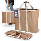 Collapsible Laundry Caddy - Denim/Shadow Gray(2PK)