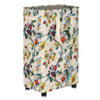 efluky Slim Laundry Hamper with Wheels, Rolling Laundry Basket for Clothes, Small Laundry Basket for Bedroom, Dorm and Laundry Room, 60L (12.7 Gallons) Beige