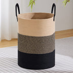 VIPOSCO 72L Tall Woven Laundry Basket Hamper, White