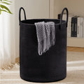 YOUDENOVA Jute Rope Laundry Hamper Basket, 58L Blanket Basket for Nursery