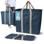 Collapsible Laundry Caddy - Denim/Shadow Gray(2PK)