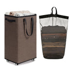 Goodpick 75L Laundry Basket with Wheels & Removable Wash Bag for Dorm