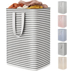Lifewit 80L Large Laundry Baskets, Laundry Hampers Bags, 2 Pack, Beige