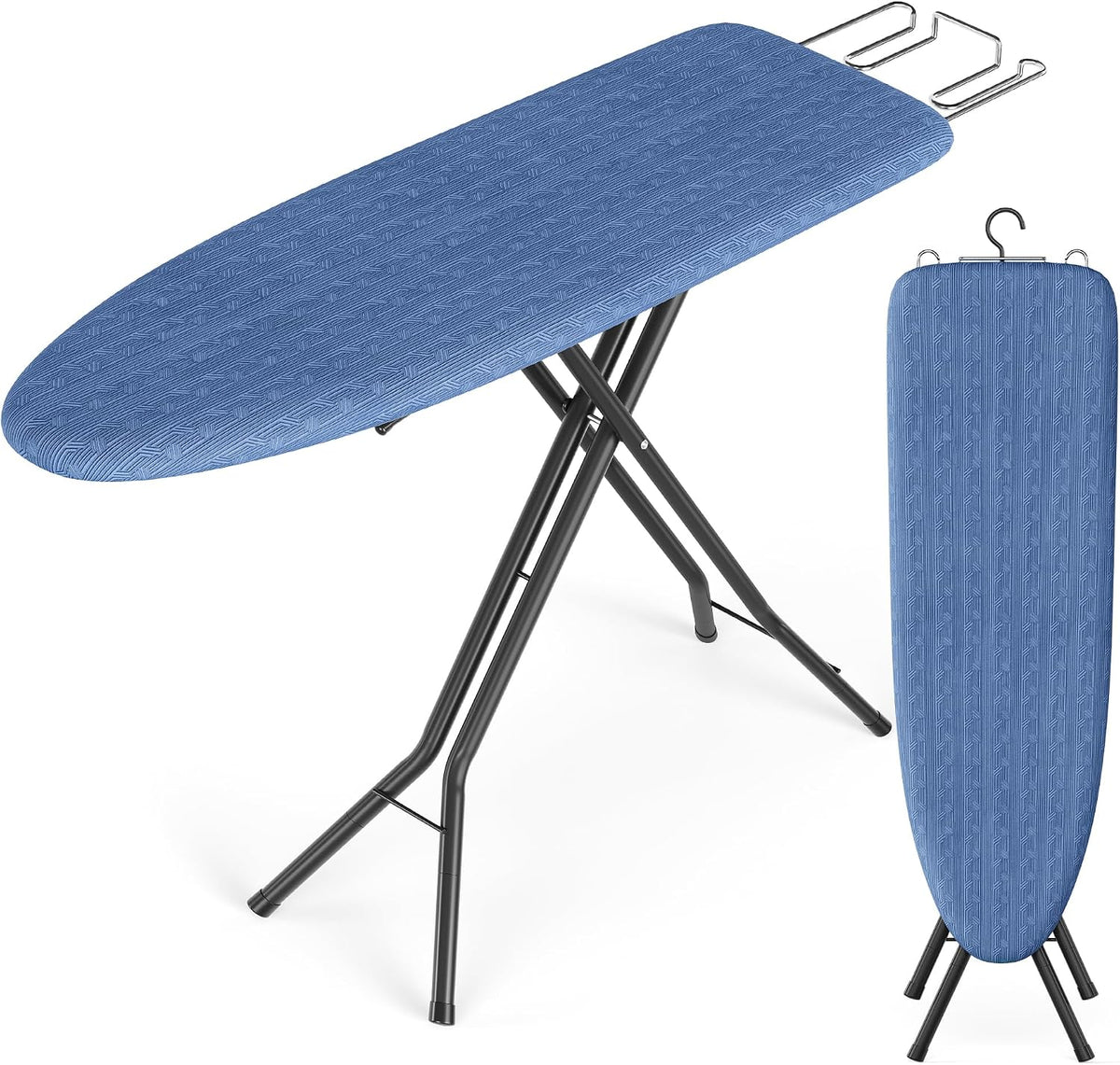 SONGMICS Ironing Board, Foldable, with Iron Rest, 43 x 13 Inches