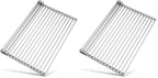 Tomorotec Roll Up Dish Drying Rack Over Sink, 304 Steel, 17.7x15.5, Grey