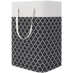 StorageRight Laundry Basket Hamper, 75L Collapsible Clothes Storage, Grey