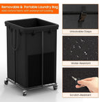 Laundry Hamper with Wheels, 150L Rolling Laundry Basket with Bag & Handles