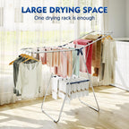 APEXCHASER Large Stainless Steel Clothes Drying Rack