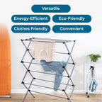 Honey-Can-Do Oversized Collapsible Clothes Drying Rack, 35", 50 lb, Grey