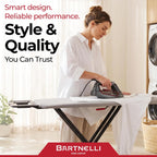 Bartnelli Extreme Stability Ironing Board & Iron Rest 43x13 Iron Surface
