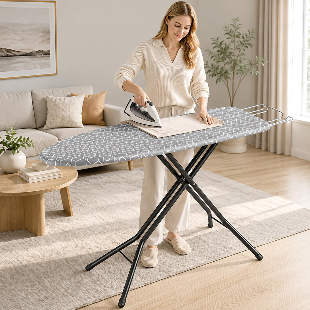 APEXCHASER Foldable Ironing Board Full Size 43x13, 7level Height Adjustable