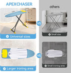 APEXCHASER Foldable 7-Level Heigh Adjustable Ironing Board with Iron Rest