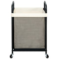 STO STO Laundry Hamper 3 Section, 120L Rolling Laundry Sorter Cart with Removable and Washable Liner Bag, Clothes Hamper with Wheels and Metal Handle for Laundry Room and Bedroom