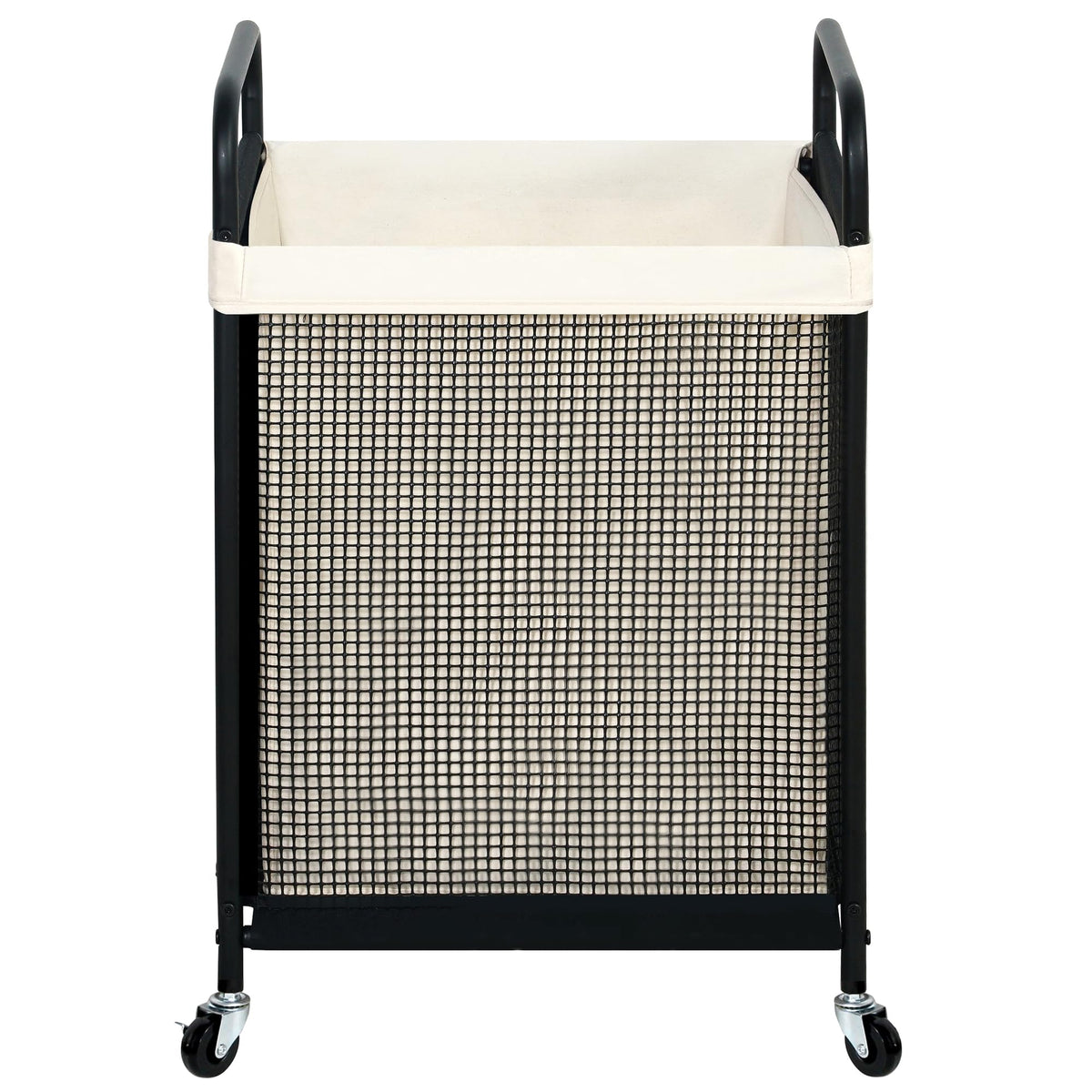 STO STO Laundry Hamper 3 Section, 120L Rolling Laundry Sorter Cart with Removable and Washable Liner Bag, Clothes Hamper with Wheels and Metal Handle for Laundry Room and Bedroom
