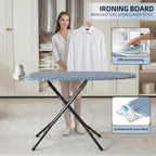 APEXCHASER Foldable Ironing Board Full Size 43x13, 7level Height Adjustable