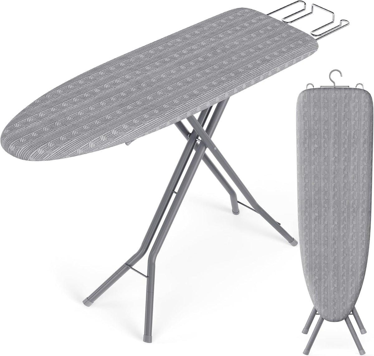 SONGMICS Ironing Board, Foldable, with Iron Rest, 43 x 13 Inches