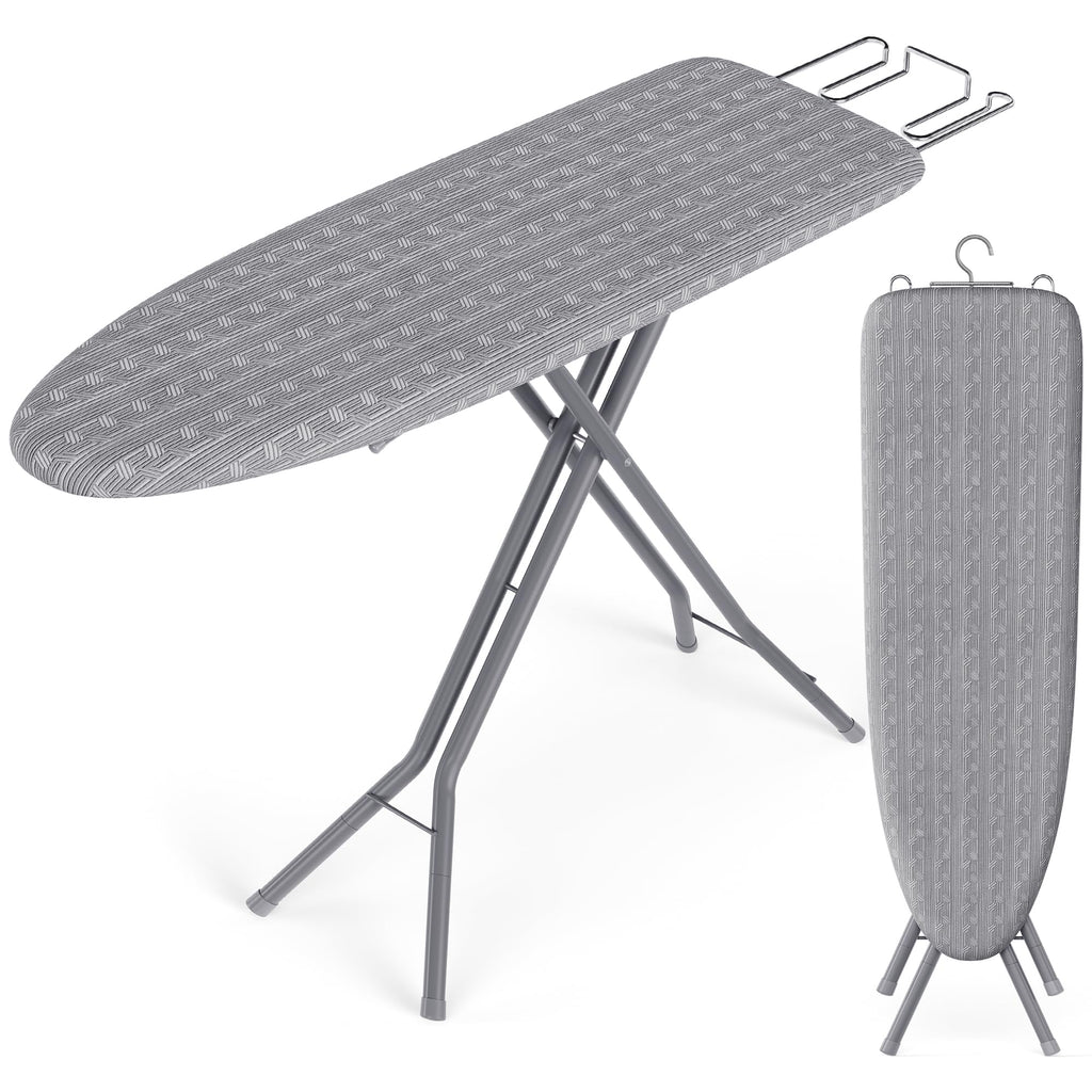 SONGMICS Ironing Board, Foldable, with Stable Iron Rest, 43 x 13 Inches