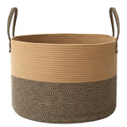 JMvicyroam 65L Extra Large Machine Washable Cotton Rope Blanket Basket