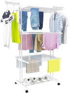 HOMIDEC Clothes Drying Rack, 4-Tier(67.7" H) Foldable Drying Rack Clothing