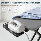 BEWISHOME Foldable Ironing Board,Compact Iron Board with Safety Iron Rest