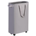 efluky Slim Laundry Hamper with Wheels, Rolling Laundry Basket for Clothes, Small Laundry Basket for Bedroom, Dorm and Laundry Room, 60L (12.7 Gallons) Beige
