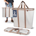 Collapsible Laundry Caddy - Denim/Shadow Gray(2PK)