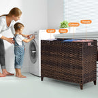 Laundry Hamper with 4 Removable Liner Bags, 176L Laundry Sorter with Lid