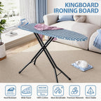 KINGBOARD Ironing Board Full Size, Iron Board and Ironing Board Set 43x13