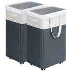 Goodpick 75L Laundry Basket with Wheels & Removable Wash Bag for Dorm
