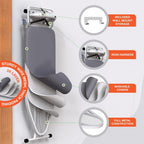 Xabitat Ironing Board 57" x 15" Foldable with Wall Hanger
